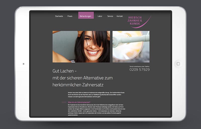 Responsive Webdesign für IPAD